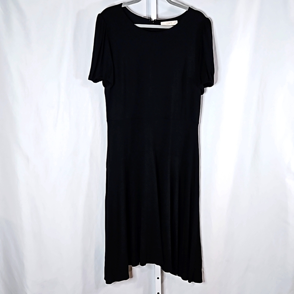 Loft Black Dress Size 16
